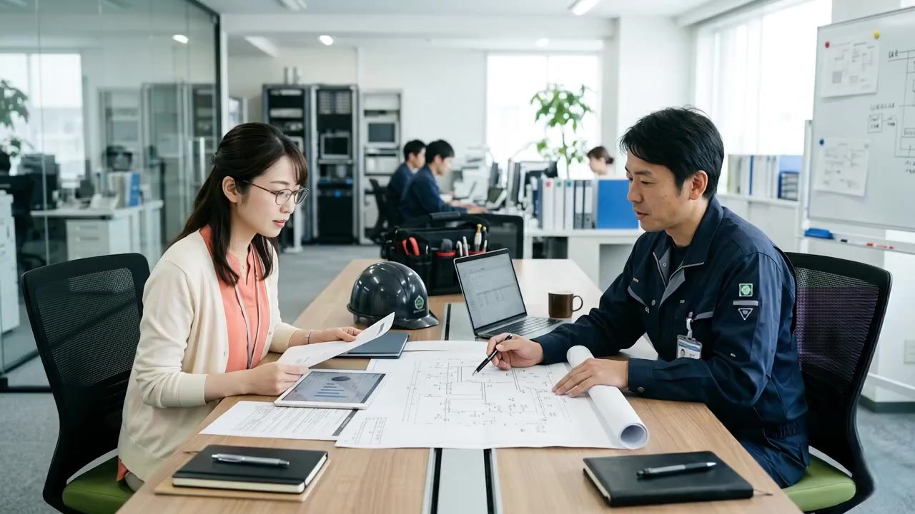職種紹介 動画の冒頭フレーム