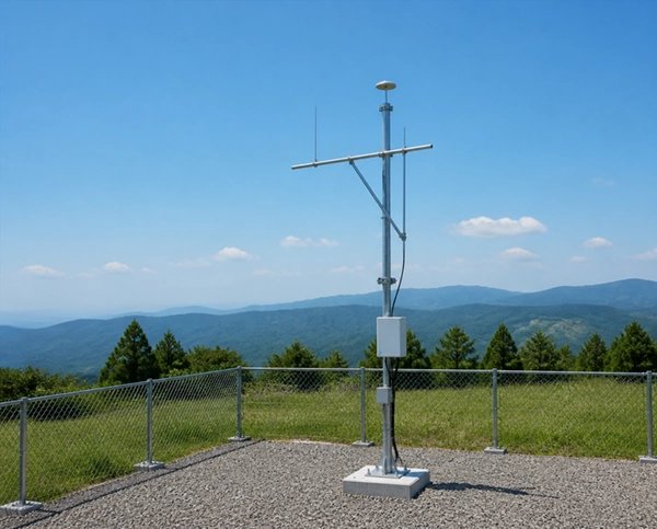 航空無線の電波塔